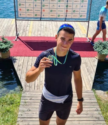 Sergej Čipak sa medaljom